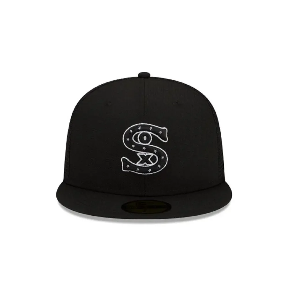 Men's Chicago White Sox New Era 59FIFTY Low Profile Trucker Fitted Hat